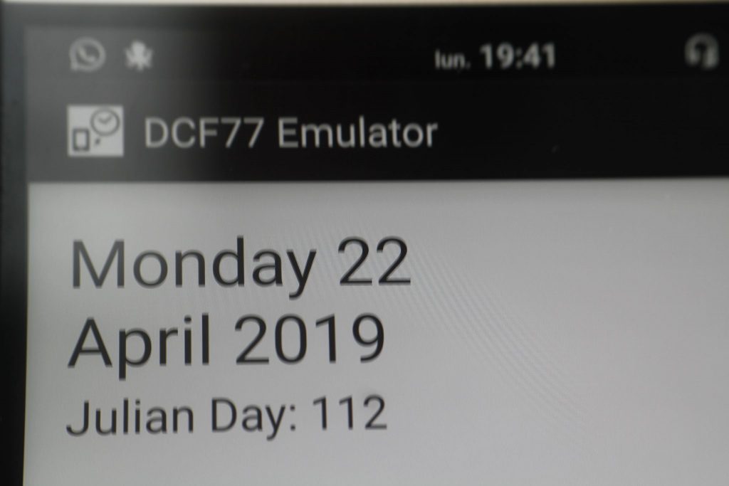 Aplicación DCF77 Emulator